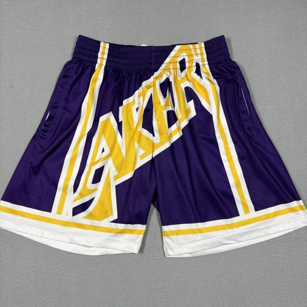 Mitchell & Ness Hardwood Classics Los Angeles Lakers Purple Shorts MensSz Small